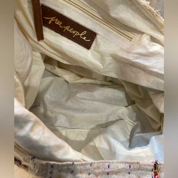 FREE PEOPLE Kaleidoscope Patch Tote Bag in Ivory - Picture 8 of 10